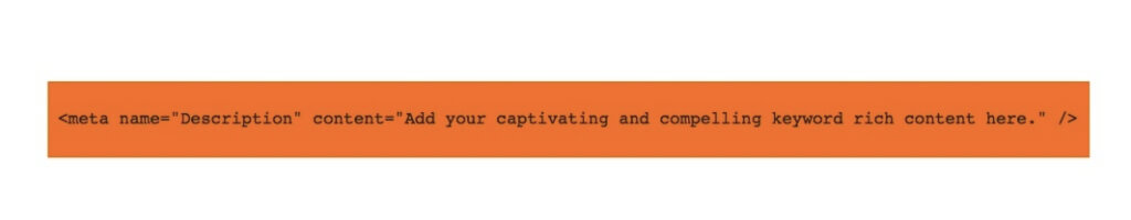 meta description tags