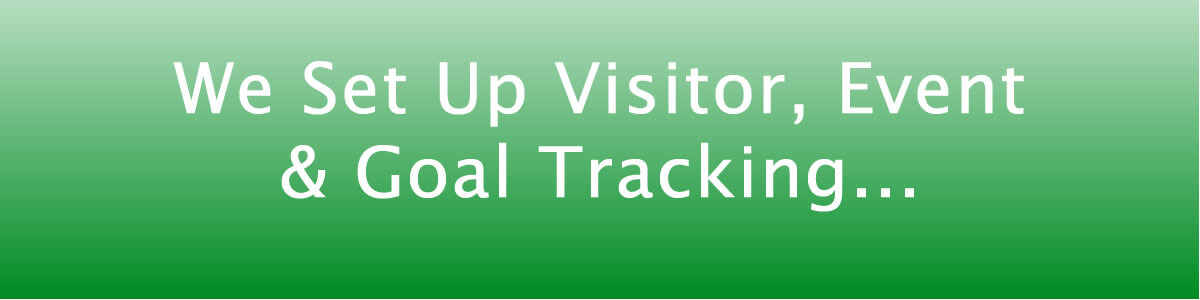track visitor activity, events and goals